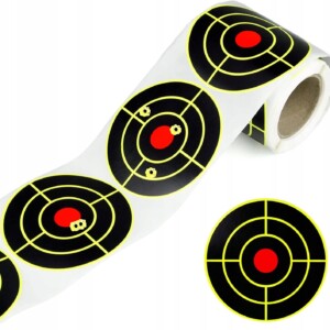 Tarcze srzeleckie naklejki samoprzylepne rozpryskowe splatter 7.62cm 200szt - miniatura 1