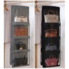 Komplet organizer do szafy garderoby na torebki wieszak 16 miejsc 2 sztuki - miniatura 7