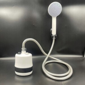 Prysznic campingowy z wbudowaną baterią turystyczny pompa akumulator usb - miniatura 8