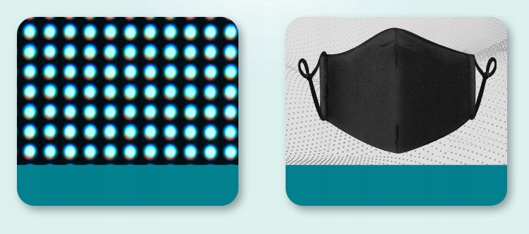 Maska led rozpoznawanie głosu usb pm2.5 n95 ffp2 - zdjęcie 3