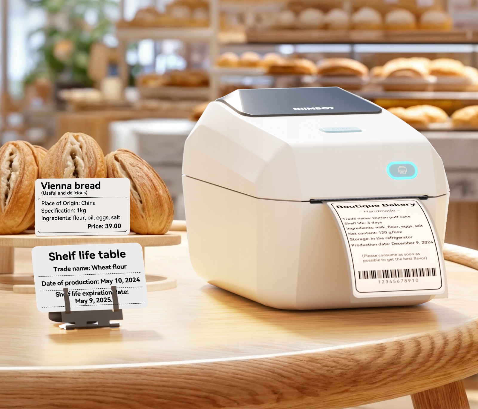 Mobilna drukarka termiczna etykiety naklejki niimbot k3 listy przewozowe - obrazek 8