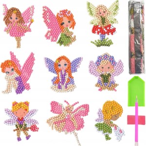Haft diamentowy 5d zestaw dzieci najklejki puzzle