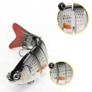 Zestaw 3szt woblerów szczupaka sandacza przynęt pudełko łamane 8.4cm 11,2g - miniatura 7