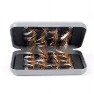 Mucha pstrąg lipień brzana płoć nimfy jętki zestaw 32 szt muszek przynęty - miniatura 5