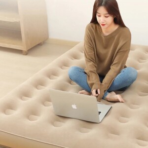 Materac kempingowy podwójny 2osobowy automatyczny wygodny łóżko turystyczne - miniatura 6