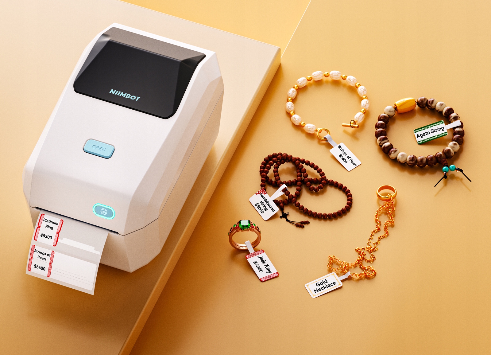 Mobilna drukarka termiczna etykiety naklejki niimbot k3 listy przewozowe - obrazek 7