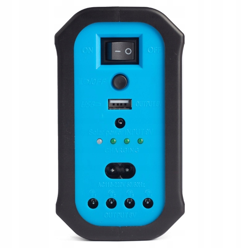 Ładowarka solarna powerbank panel solar kempingowy zestaw żarówki xl - obrazek 3