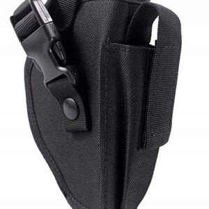 Kabura na pistolet asg uniwersalna z ładownicą na magazynek iwb owb czarna - miniatura 11