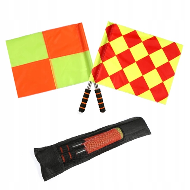 Zestaw sędziowski kartki sędziego piłki nożnej notes flagi gwizdek football - obrazek 3