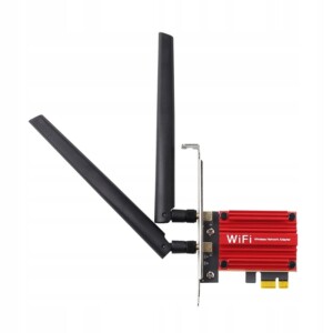 Karta sieciowa wi-fi 7 be200 pci-e + bluetooth 5.4 do 8774 mb/s tri band 6g - miniatura 2