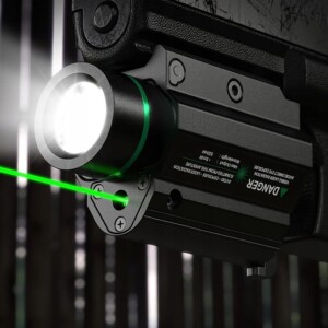 Latarka laser zielony 1000lm celownik do pistoletu asg glock broń picatinny - miniatura 7