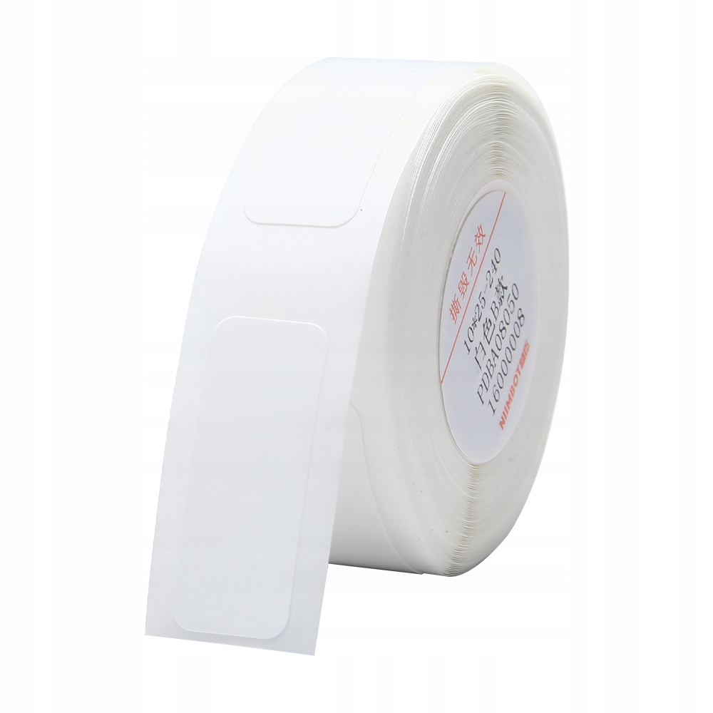 Niimbot etykiety naklejki 10*25mm białe 240szt d11/d110/d101 oryginalne - zdjęcie 1