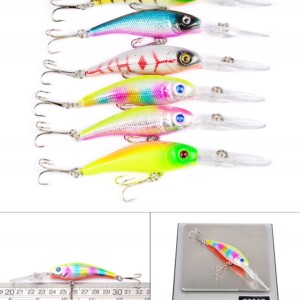 Zestaw woblerów na szczupaka sandacz okoń przynęty 43szt 4-8g 4.5-10cm - miniatura 11
