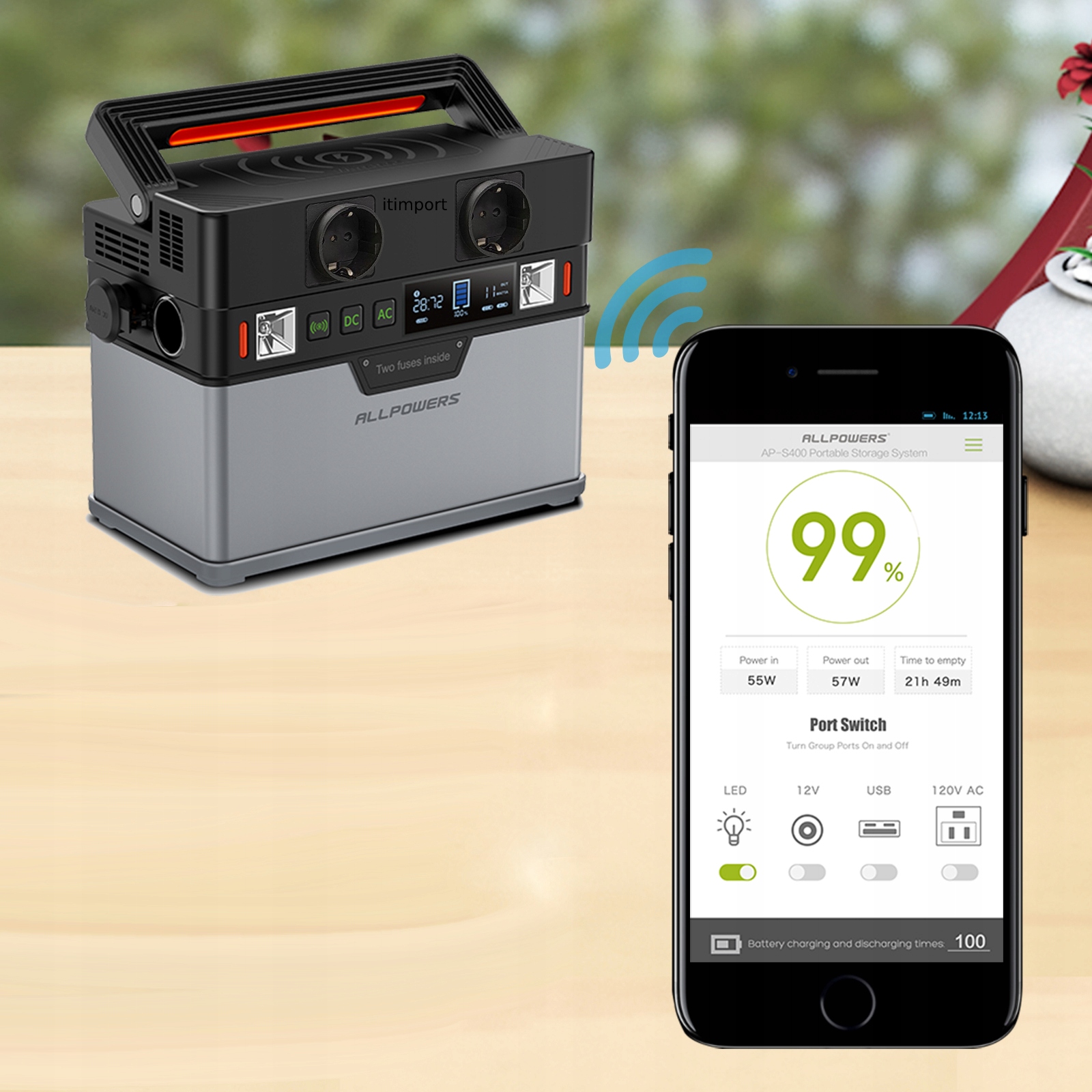 Duży pojemny powerbank ładowarka do 10 urządzeń na camping 78.000mah 300w - obrazek 2