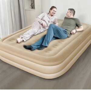 Materac kempingowy podwójny 2osobowy automatyczny wygodny łóżko turystyczne - miniatura 11