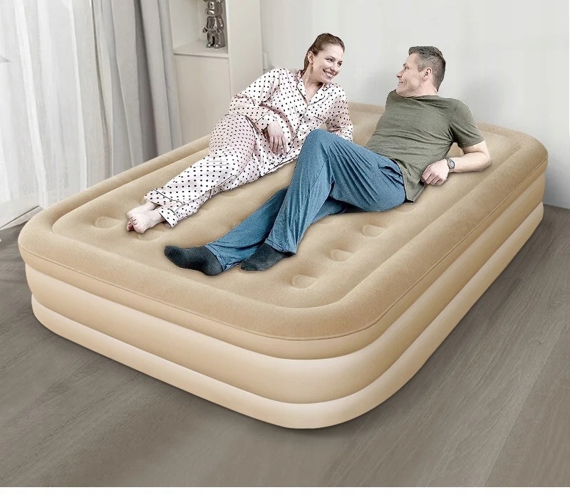 Materac kempingowy podwójny 2osobowy automatyczny wygodny łóżko turystyczne - obrazek 11