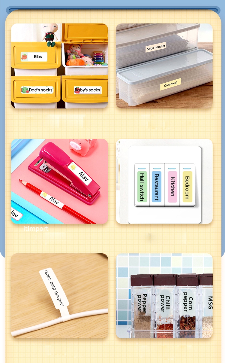 Niimbot d110 drukarka termiczna etykiety ean blue - zdjęcie 10