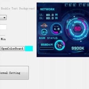 Dodatkowy ekran monitor procesora temperatury parametrów ips 3.5" app usb-c - miniatura 9