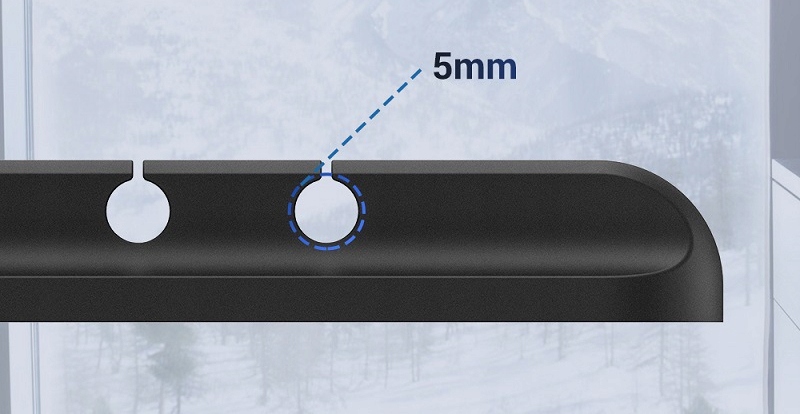 Organizer do kabli przewodów 3m biurowy 7 slotów - obrazek 8