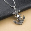 Naszyjnik srebrny łańcuszek kotwica piraci 321 - miniatura 10