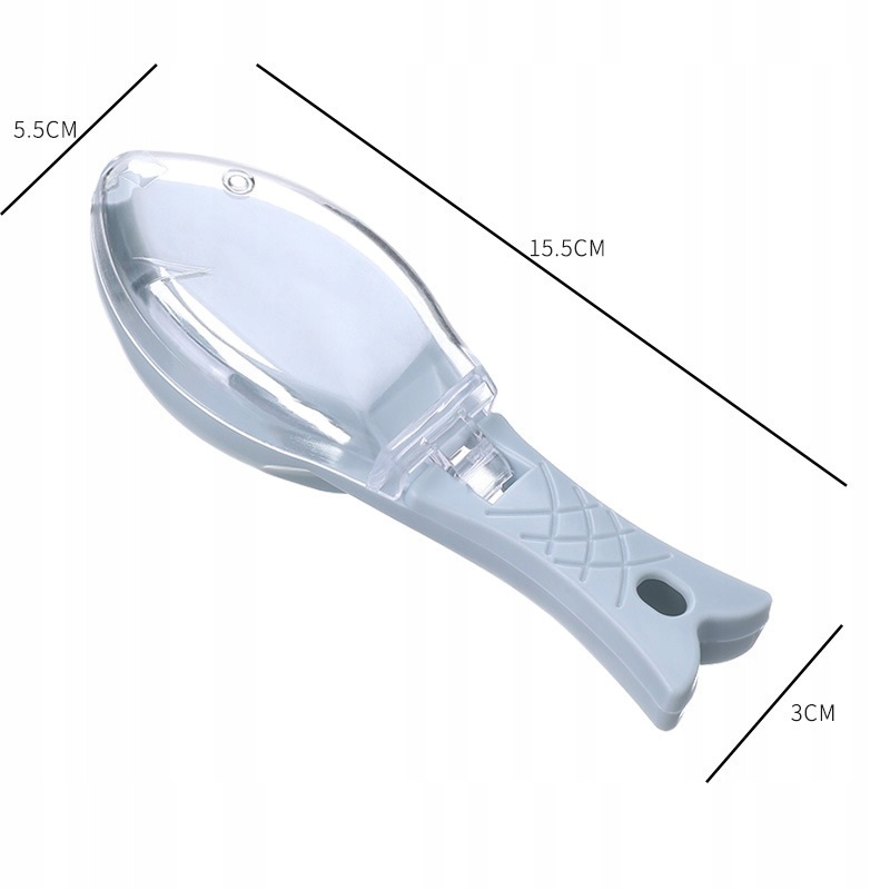 Skrobaczka do ryb z pojemnikiem na łuski ekspresowa wygodna obieraczka karp - obrazek 3