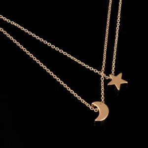 Naszyjnik choker celebrytka długi boho złoty 22 - miniatura 10