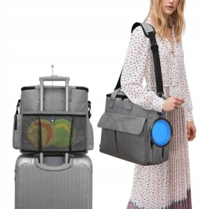 Torba podróżna dla zwierząt organizer dla psa kota na wycieczki komplet xxl - miniatura 6