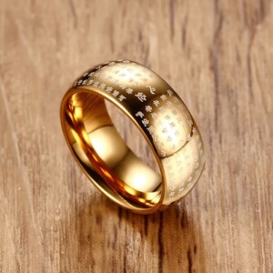 Obrączka pierścień z wolframu wolfring eu19 us09 - miniatura 7