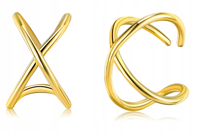 Kolczyki miedziane modne klasyczne k13 złote