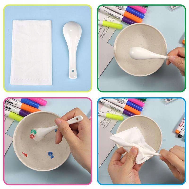 Zestaw pisaków markerów 12 sztuk tablic suchościeralnych magiczne na wodzie - obrazek 8