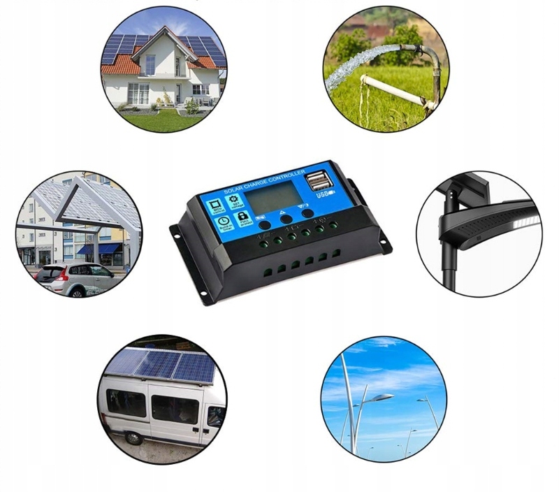 Zestaw solar falownik panel przetwornica 6000w 220 - obrazek 2