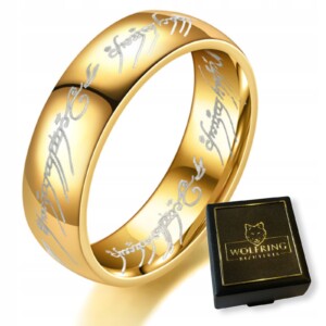 Pierścień władca z wolframu wolfring eu19 us09 - miniatura 1