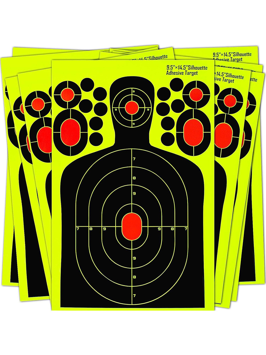 Tarcze strzeleckie rozpryskowe samoprzylepne splatter zaklejki 37x24cm 10x - obrazek 6