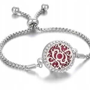 Bransoletka zapachowa piękna stalowa chaos b09