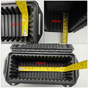 Pudełko skrzynka na amunicję wodoodporna abs taktyczna pianka 20x10x10cm - miniatura 14