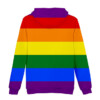 Bluza tęczowa lgbt tęcza z kapturem poliestrowa xl - miniatura 6