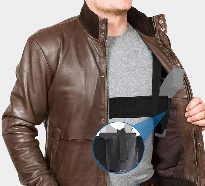 Kabura pistolet broń piersiowa naramienna pod ramię do ukrytego noszenia - obrazek 10
