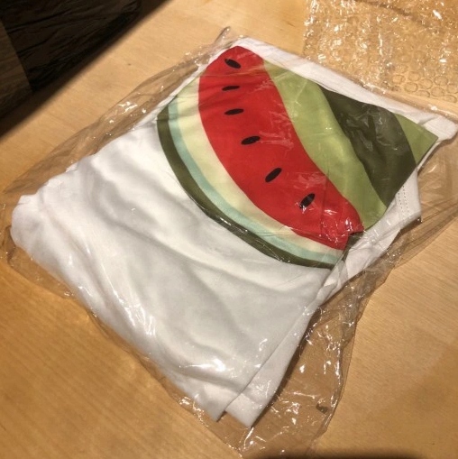 Bluzka koszulka ciążowa arbuz rozmiar xl dla mamy - obrazek 3