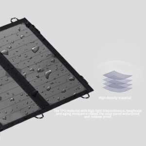 Panel solarny fotowoltaiczny allpowers 100w na camping do namiotu - miniatura 7