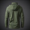 Kurtka męska przeciwdesczowa softshell khaki wodoodporna wiatrówka roz. xxl - miniatura 3