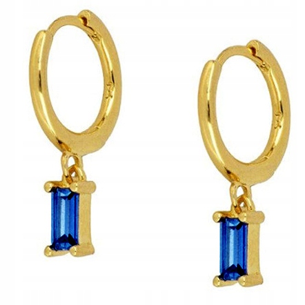 Kolczyki miedziane modne klasyczne k11 złotogranat