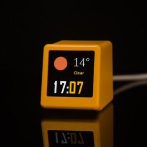 Stacja pogodowa budzik wyświetlacz wifi gif animacje zegar pogoda 4,5cm - miniatura 10