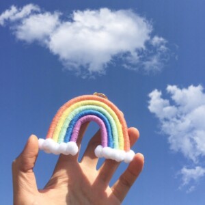 Brelok do kluczy torebki tęcza pride lgbt 486 - miniatura 4