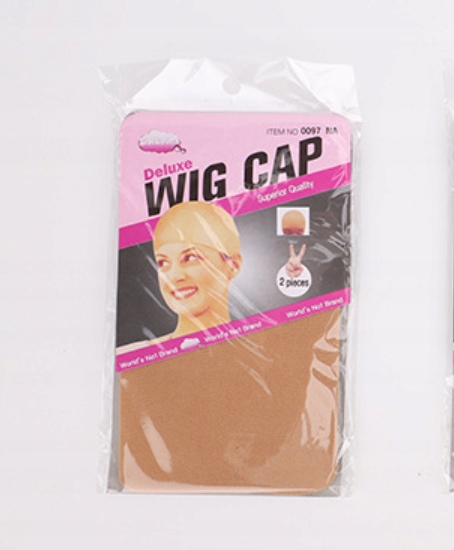 Czepek pod perukę siatka cielisty uniwersalny 2szt - obrazek 5