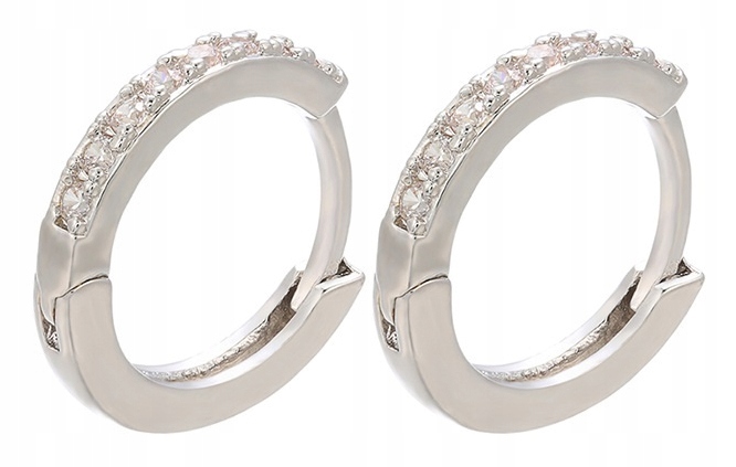 Kolczyki miedziane modne klasyczne k02 złote - obrazek 8