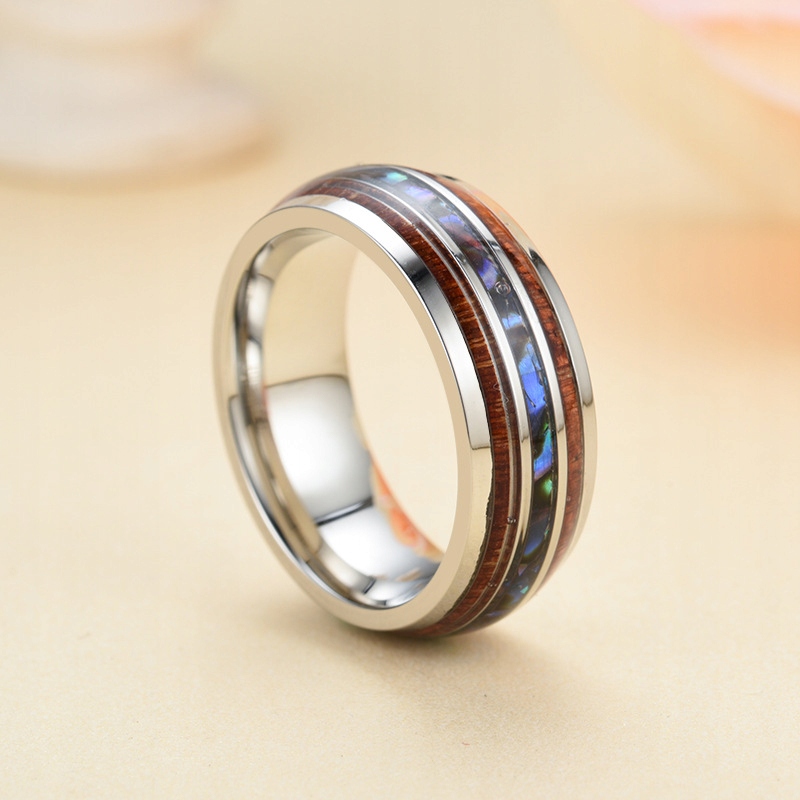 Obrączka pierścień z wolframu wolfring eu19 us09 - obrazek 3