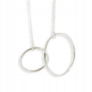 Naszyjnik choker celebrytka długa boho srebrny 113