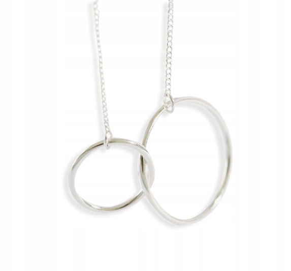 Naszyjnik choker celebrytka długa boho srebrny 113