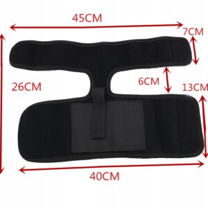 Kabura na kostkę nogę pistolet broni ukrytego noszenia mocny rzep dyskretna - miniatura 11