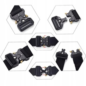 Pas pasek taktyczny wojskowy militarny survivalowy nylonowy mocny 125 cm - miniatura 12